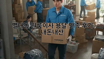 별내동 원룸이사 용달 만족 후기 📦✨ #내돈내산